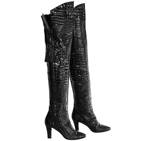 ysl shoes sales|saint laurent thigh high boots.